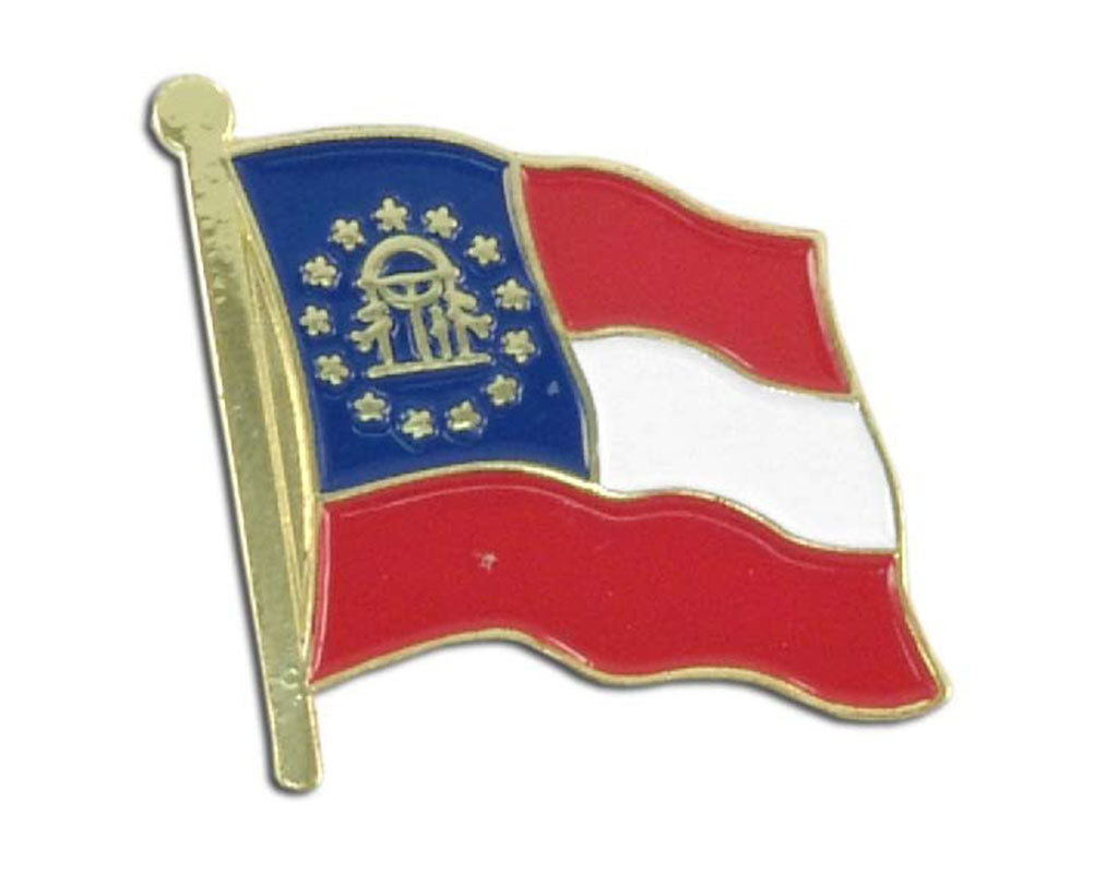 Lapel Pin - Georgia Flag