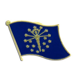 Lapel Pin - Indiana Flag