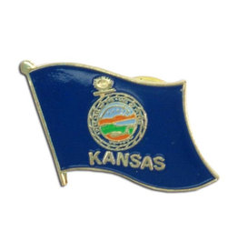 Lapel Pin - Kansas Flag