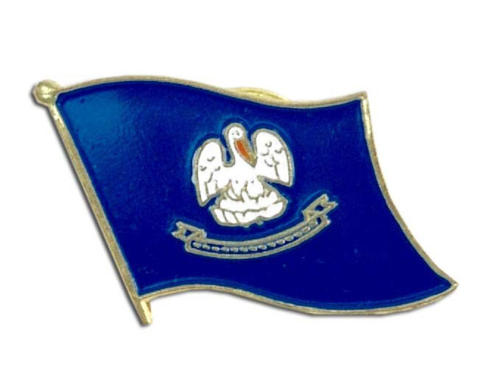 Lapel Pin - Louisiana Flag