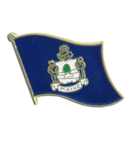 Lapel Pin - Maine Flag