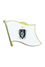 Lapel Pin - Massachusetts Flag