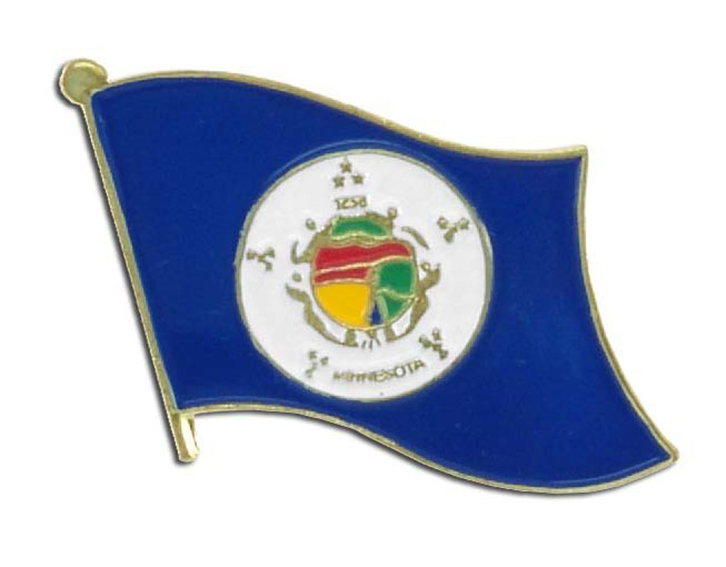 Lapel Pin - Minnesota Flag