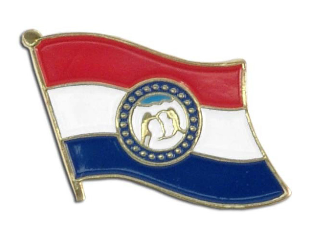 Lapel Pin - Missouri Flag