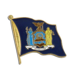 Lapel Pin - New York Flag