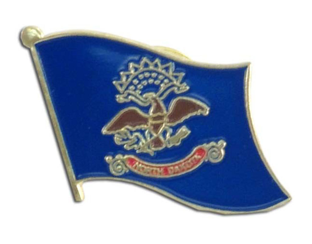 Lapel Pin - North Dakota Flag