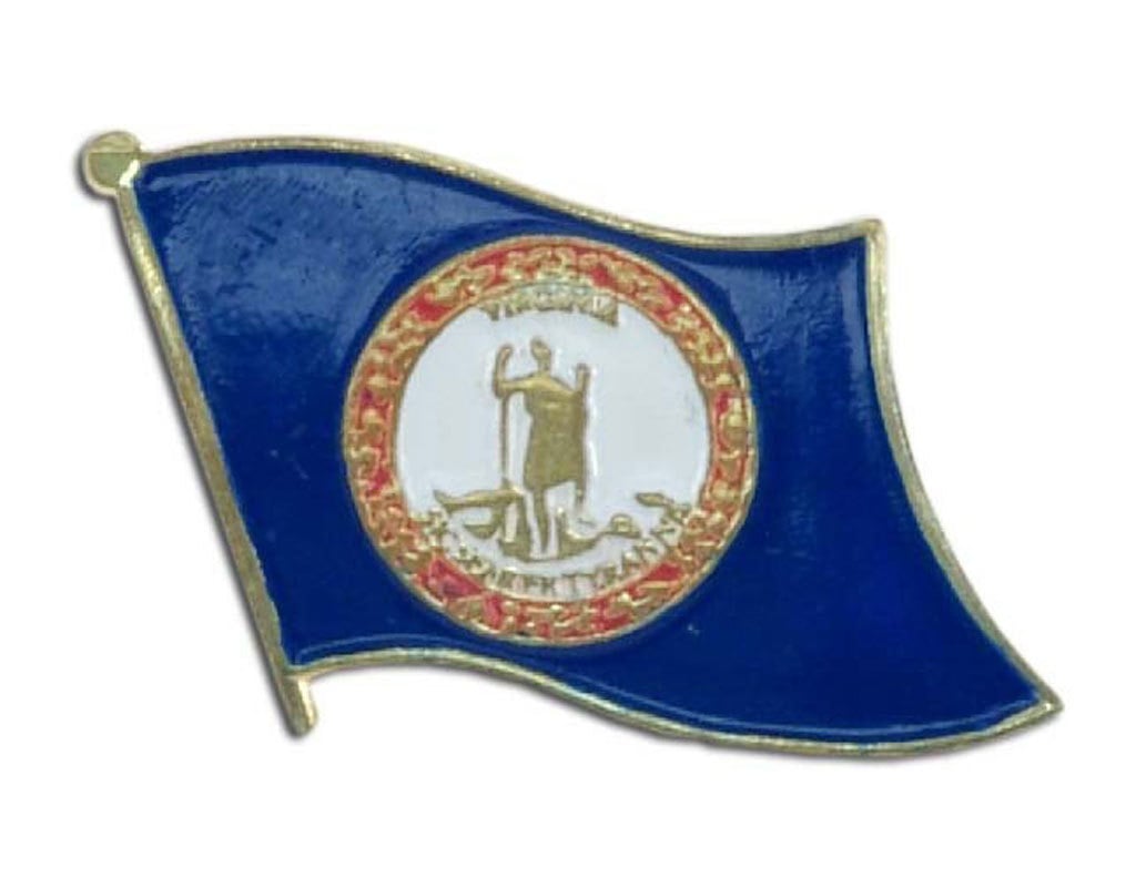 Lapel Pin - Virginia Flag