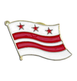 Lapel Pin - Washington DC Flag