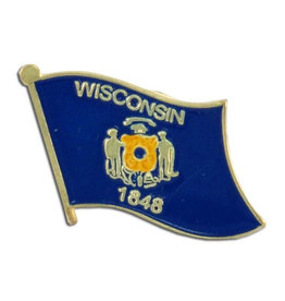 Lapel Pin - Wisconsin Flag