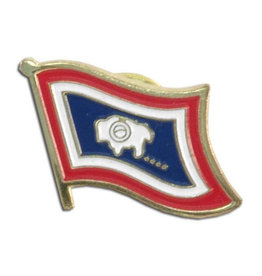 Lapel Pin - Wyoming Flag