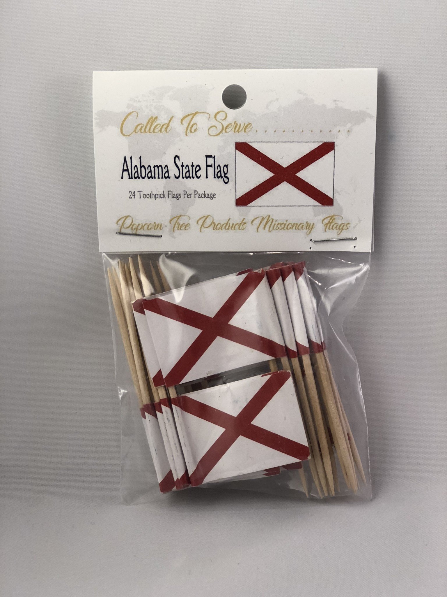 Toothpick Flags - Alabama