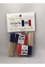 Toothpick Flags - Iowa