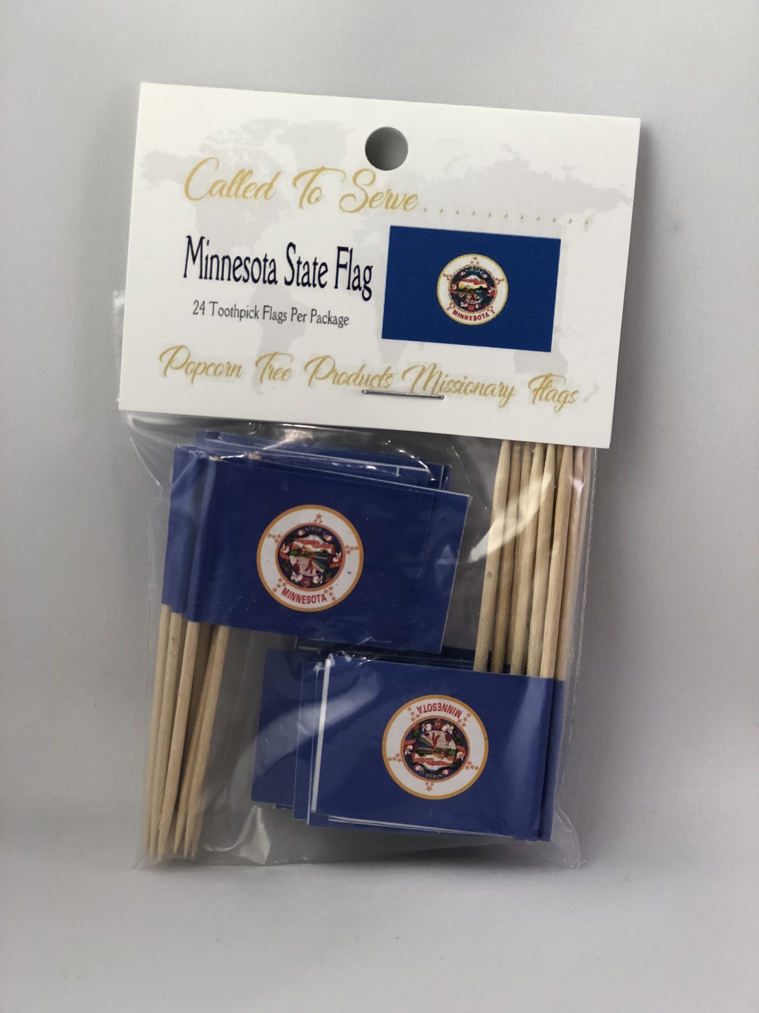 Toothpick Flags - Minnesota