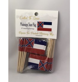 Toothpick Flags - Mississippi