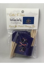 Toothpick Flags - North Dakota