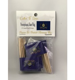Toothpick Flags - Pennsylvania