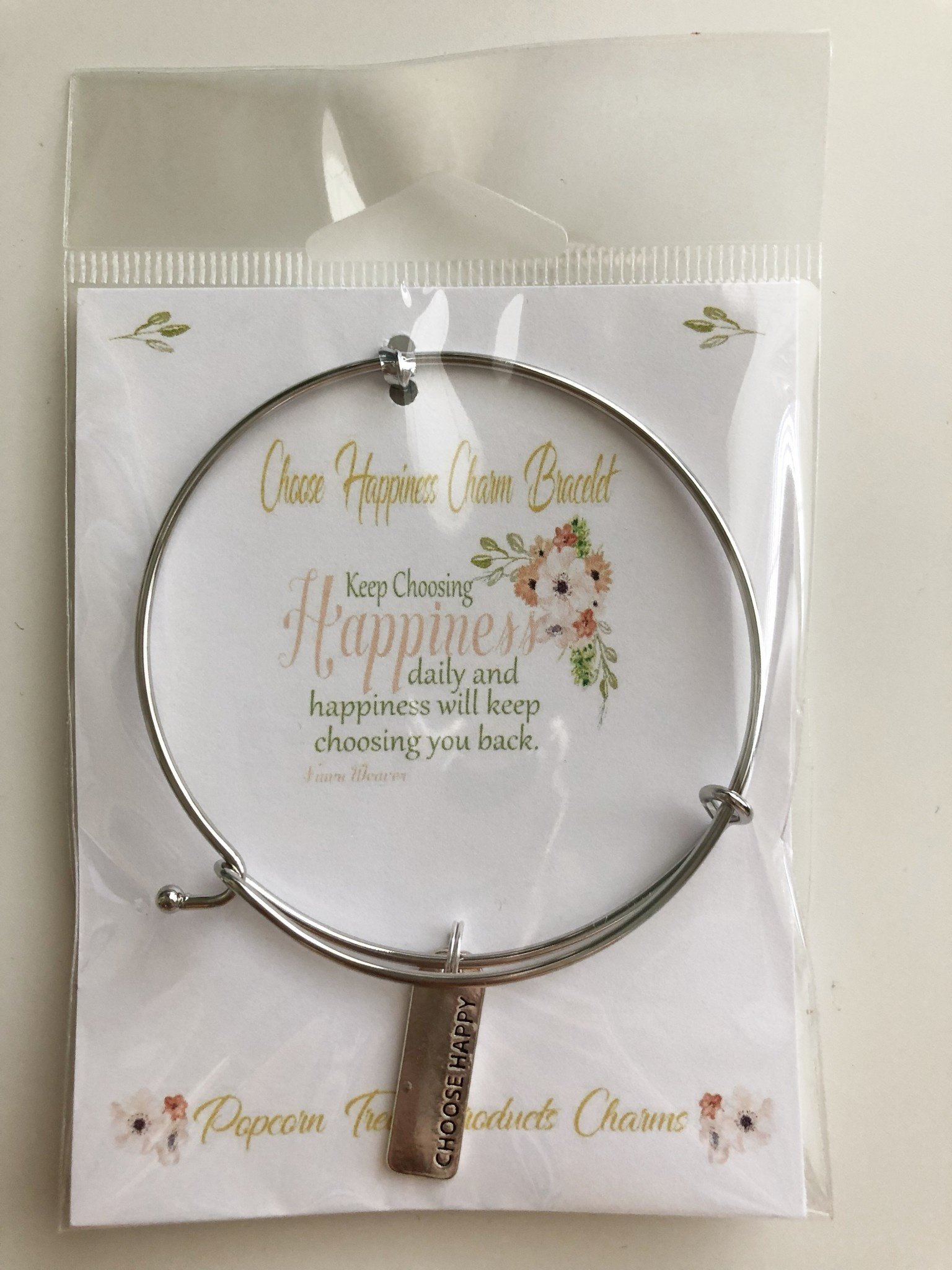 Charm Bracelet - Chose Happiness