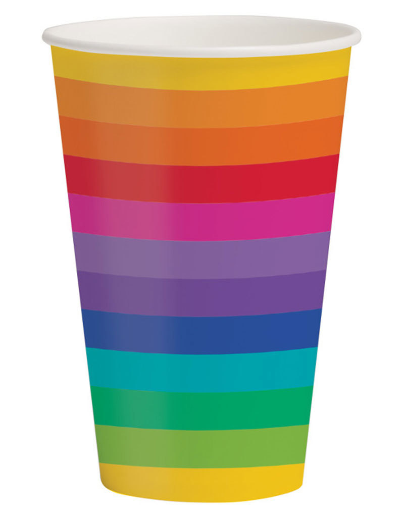 Creative Converting Rainbow - Cups, 12oz