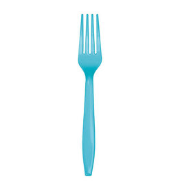 Creative Converting Bermuda Blue - Plastic Forks 24ct