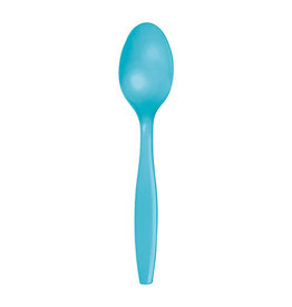 Creative Converting Bermuda Blue - Plastic Spoons 24ct