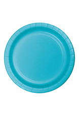 Creative Converting Bermuda Blue - Plates, 10" Round Paper 24ct