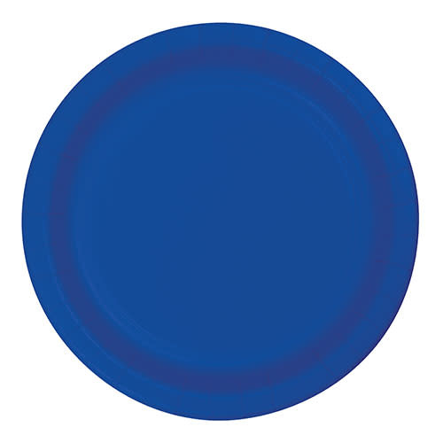 Creative Converting Cobalt - Plates, 7" Round Paper 24ct