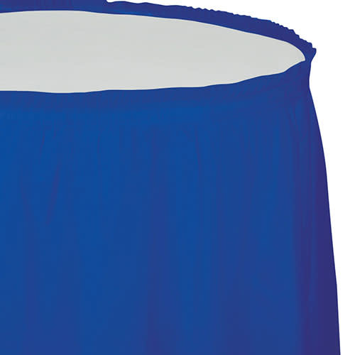 Creative Converting Cobalt - Tableskirt, 14' Plastic