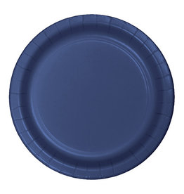 Creative Converting Navy - Plates, 10" Round Paper 24ct