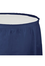 Creative Converting Navy - Tableskirt, 14' Plastic