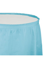 Creative Converting Pastel Blue - Tableskirt, 14' Plastic