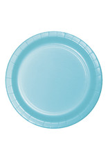 Creative Converting Pastel Blue - Plates, 9" Round Paper 24ct