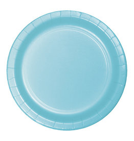 Creative Converting Pastel Blue - Plates, 9" Round Paper 24ct