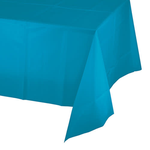 Creative Converting Turquoise - Tablecover, 54x108 Plastic