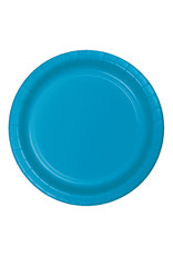 Creative Converting Turquoise - Plates, 9" Round Paper 24ct