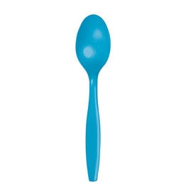 Creative Converting Turquoise - Plastic Spoons 24ct