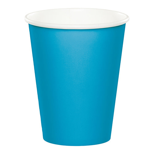 Creative Converting Turquoise - Cups, 9oz Paper 24ct