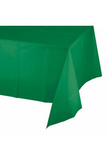 Creative Converting Emerald Green - Tablecover, 54x108 Plastic