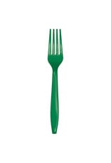 Creative Converting Emerald Green - Plastic Forks 24ct