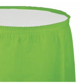 Creative Converting Fresh Lime - Tableskirt, 14' Plastic