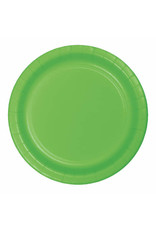 Creative Converting Fresh Lime - Plates, 9" Round Paper  24ct