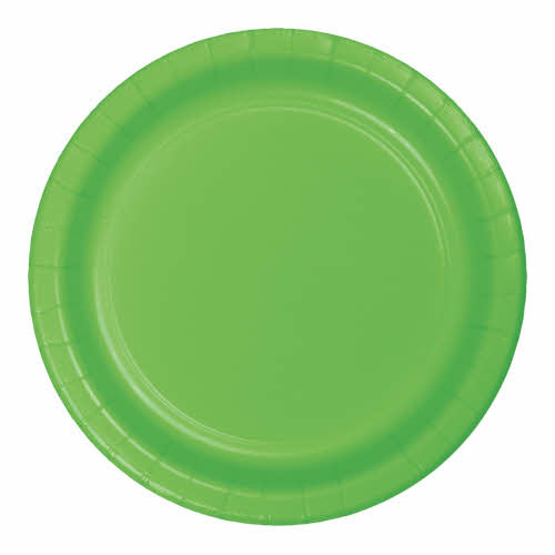 Creative Converting Fresh Lime - Plates, 9" Round Paper  24ct