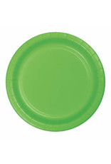Creative Converting Fresh Lime - Plates, 10" Round Paper 24ct
