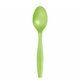 Creative Converting Fresh Lime - Plastic Spoons 24ct