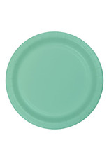 Creative Converting Fresh Mint - Plates, 7" Round Paper