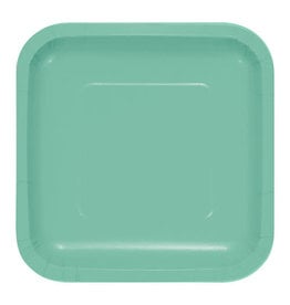 Creative Converting Fresh Mint - Plates, 7" Square Paper