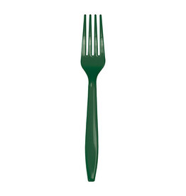 Creative Converting Hunter Green - Plastic Forks 24ct