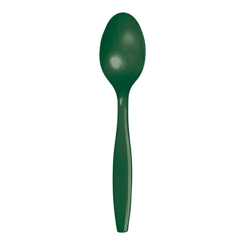 Creative Converting Hunter Green - Plastic Spoons 24ct