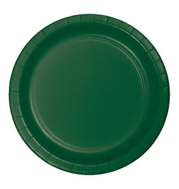 Creative Converting Hunter Green - Plates, 10" Round Paper 24ct