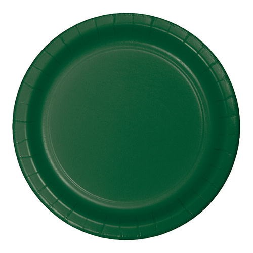 Creative Converting Hunter Green - Plates, 9" Round Paper 24ct