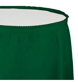 Creative Converting Hunter Green - Tableskirt, 14' Plastic